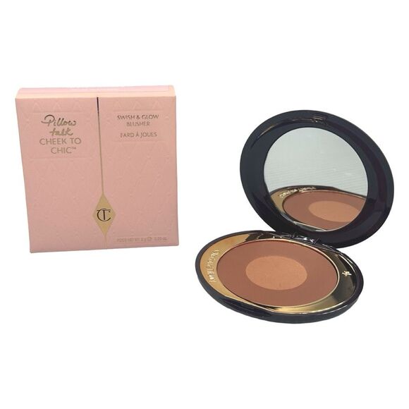 Charlotte Tilbury Pillow Talk Cheek to Chic Blush Swish & Glow Blusher 0.28 oz - Picture 2 of 5